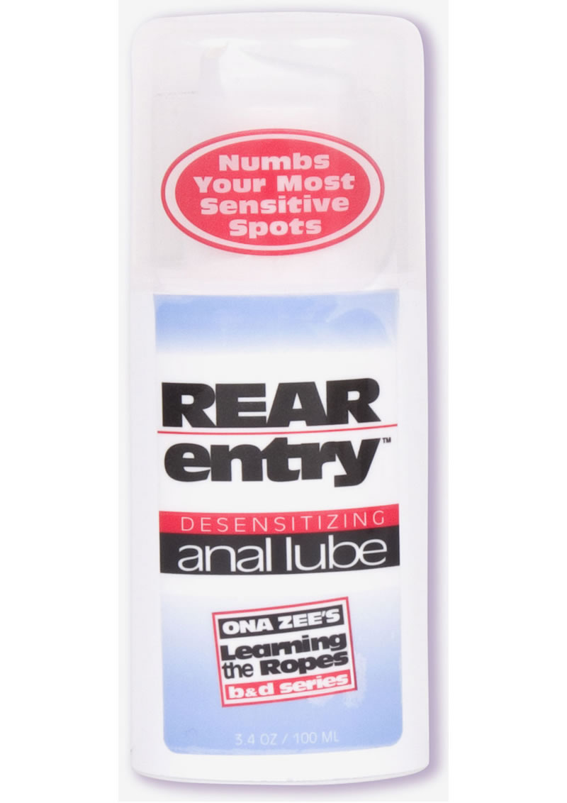 Rear Entry Desensitizing Anal Lube 3.4 Ounce