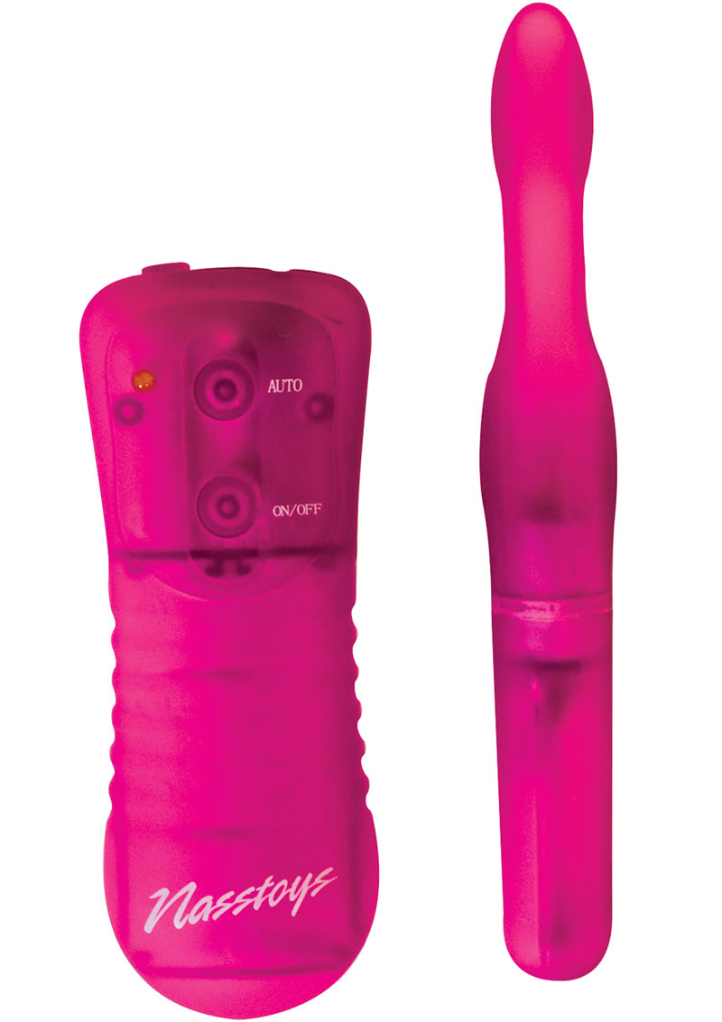 My First Anal Toy Vibrator Light Up Waterproof  Pink