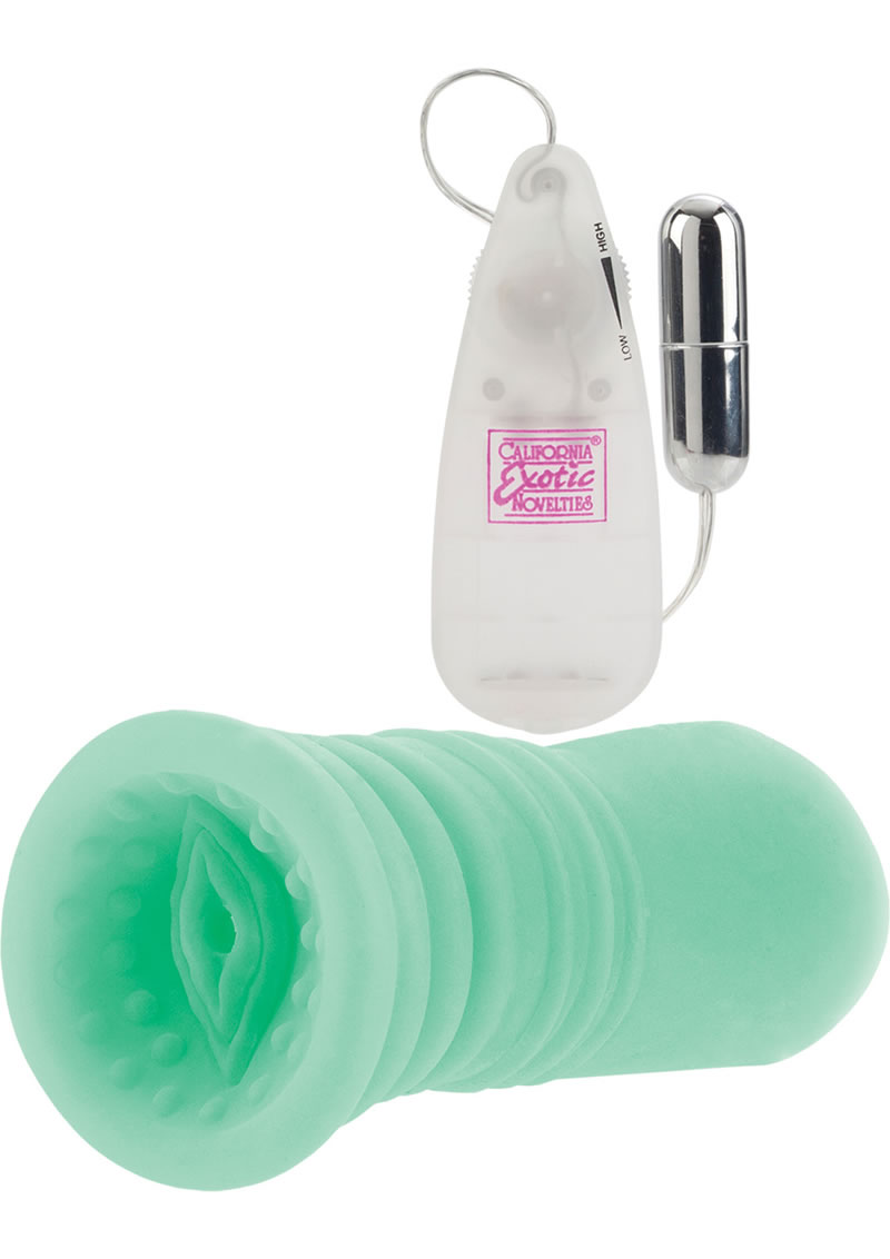 Sue Johanson Glow In The Dark Vibrating Super Head Honcho Masturbator White