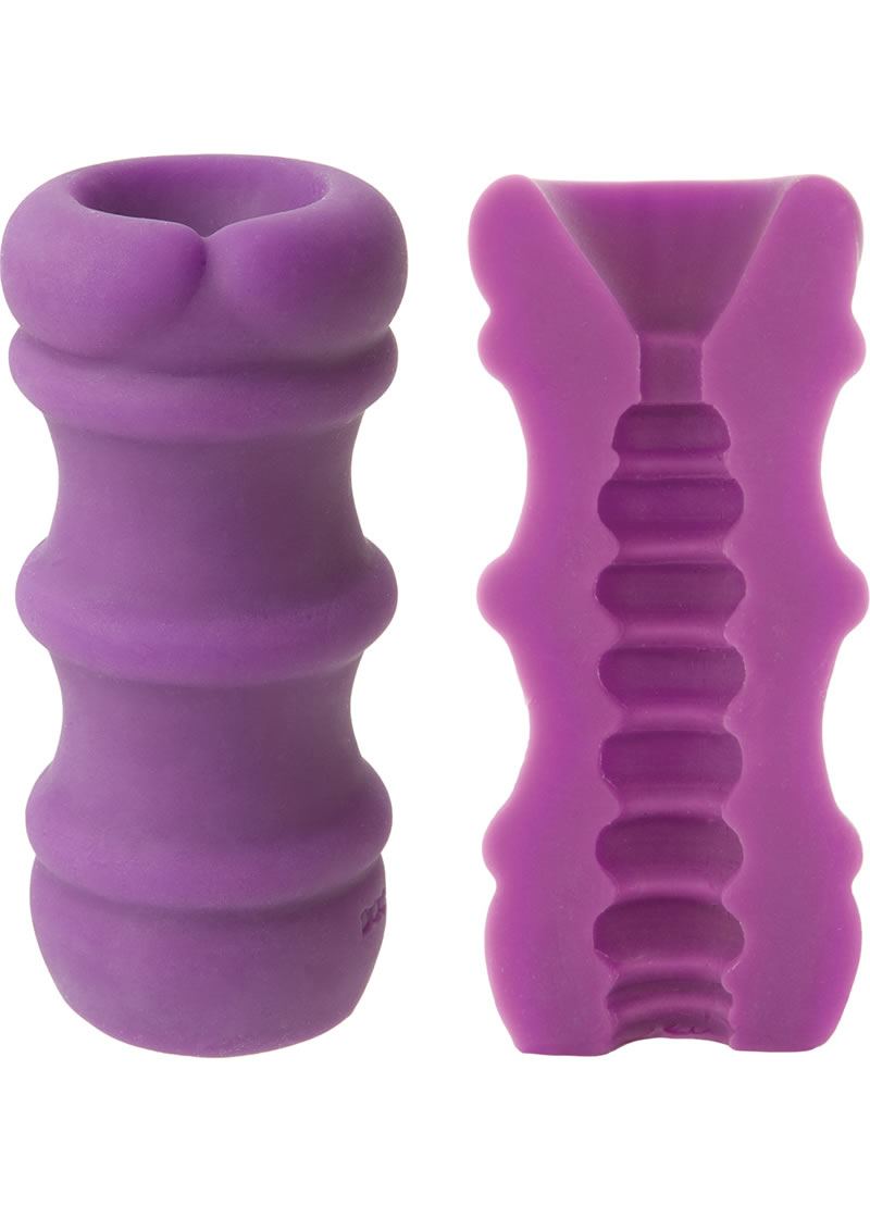 Mood Pleaser Thick Masturbator Purple 4.6 Inches