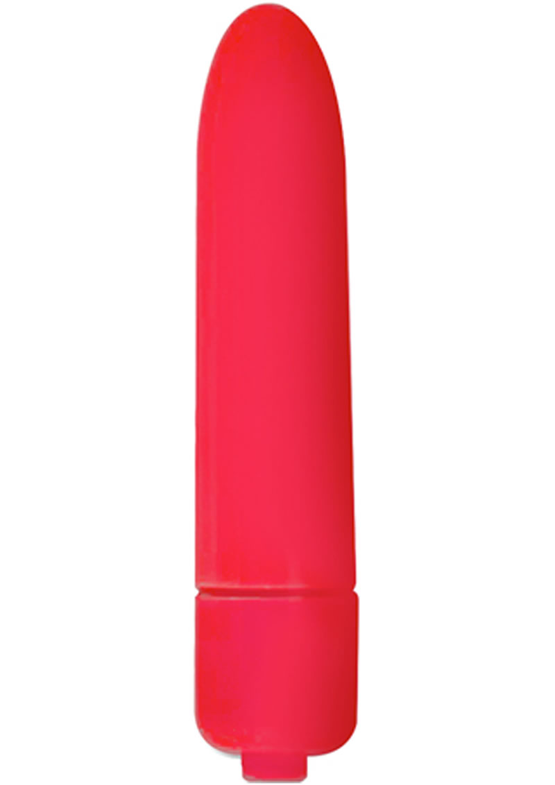 Vive Pop Vibe Mini Vibrator Waterproof Red 3 Inch