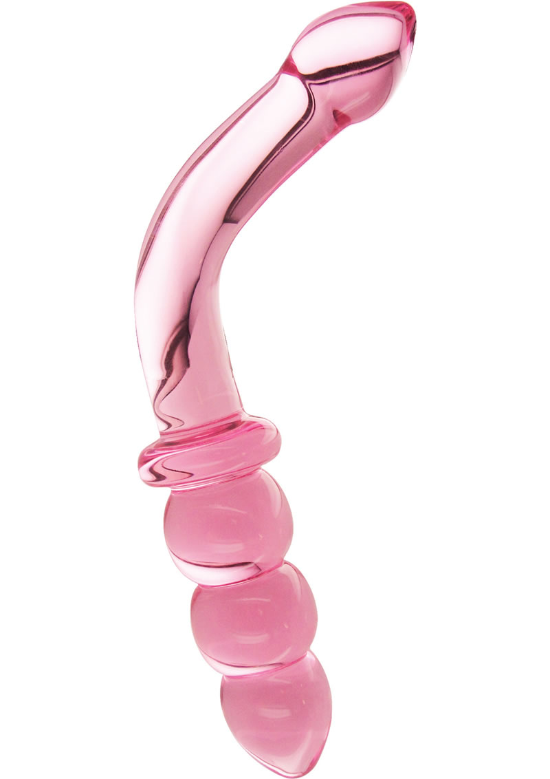 Prisms Hamsa G-spot Glass Wand Pink