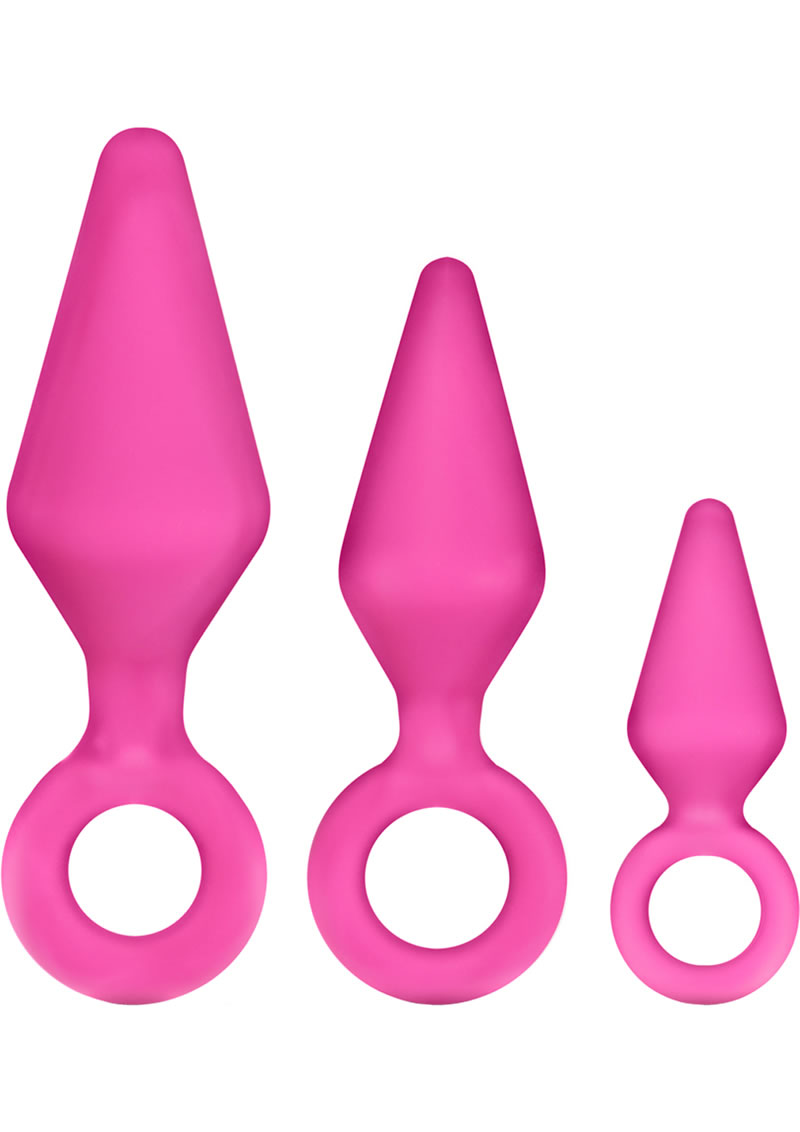 Luxe Candy Rimmer Silicone Anal Kit Fuchsia