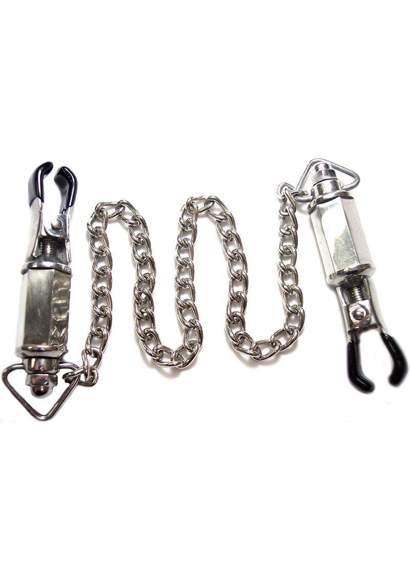 Rouge Weighted Adjustable Nipple Clamps Stainless Steel