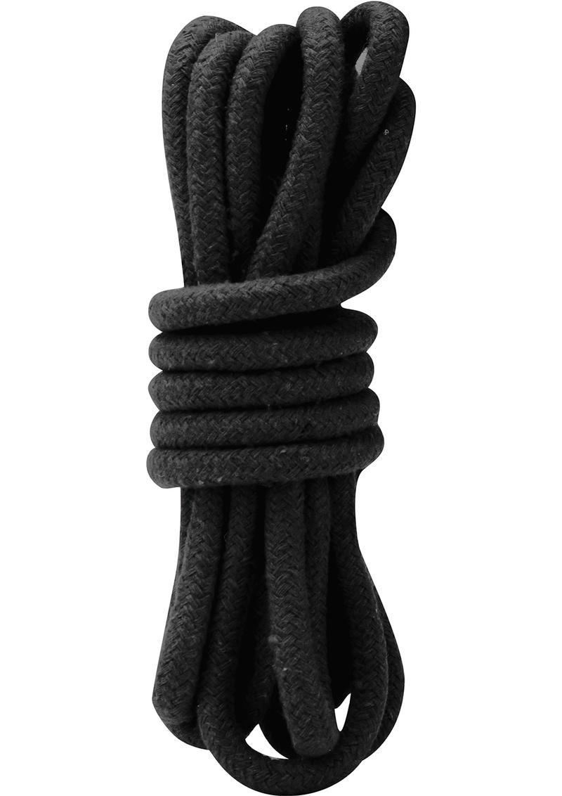 Lux Fetish Bondage Rope Black 10 Feet