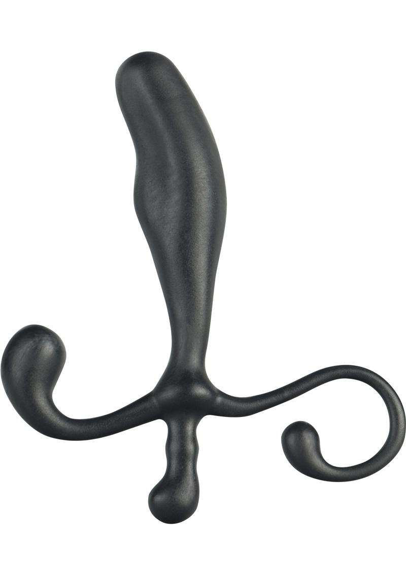 Blue Line Prostate Gear Male P-Spot Massager Black 5 Inch