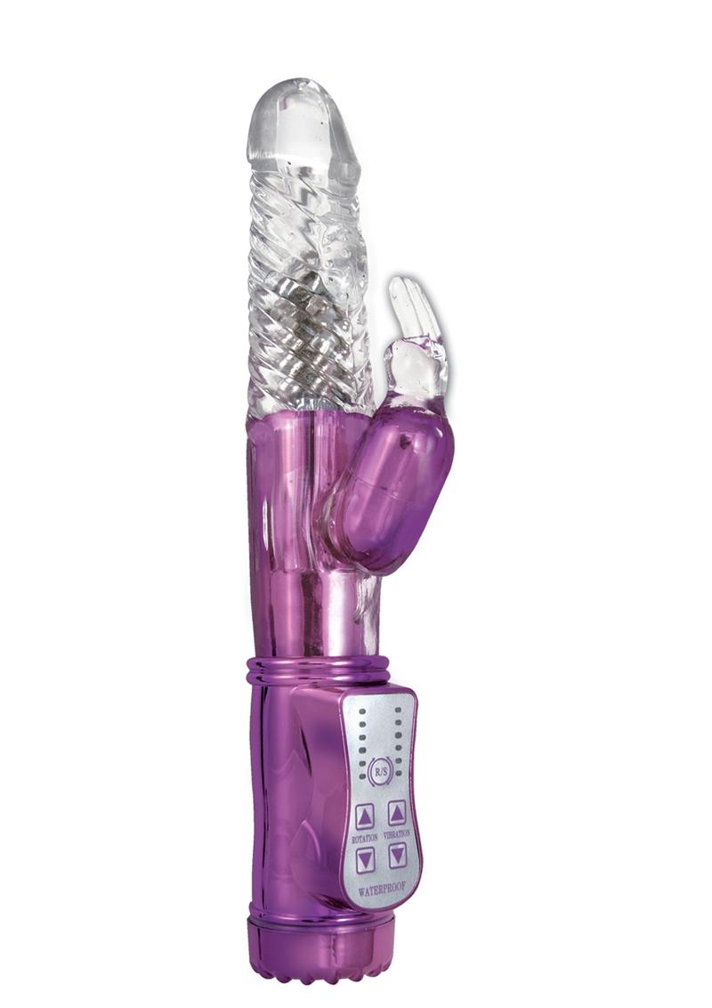 Energize Her Bunny 01 Dual Motor Rotating Rabbit USB Rechargeable Vibe Waterproof Purple 9 inch