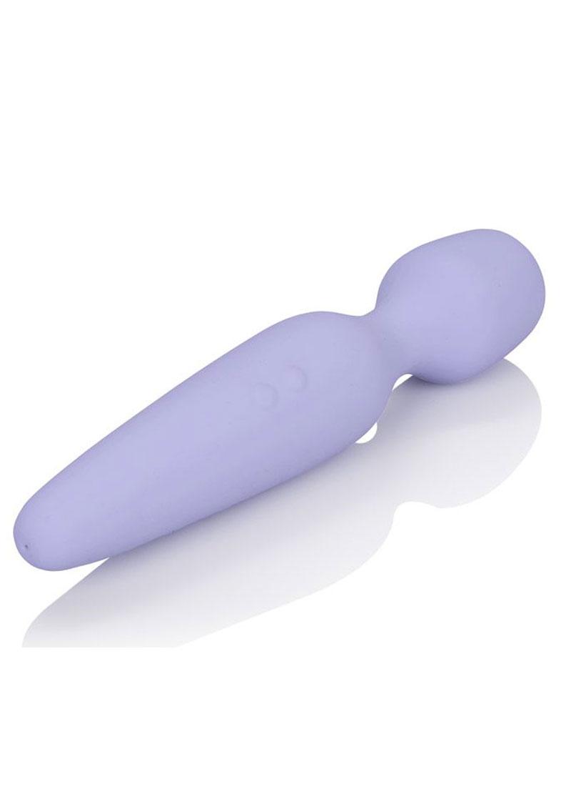 Miracle Massager USB Rechargeable Silicone Wand Waterproof Purple 8.5 Inch