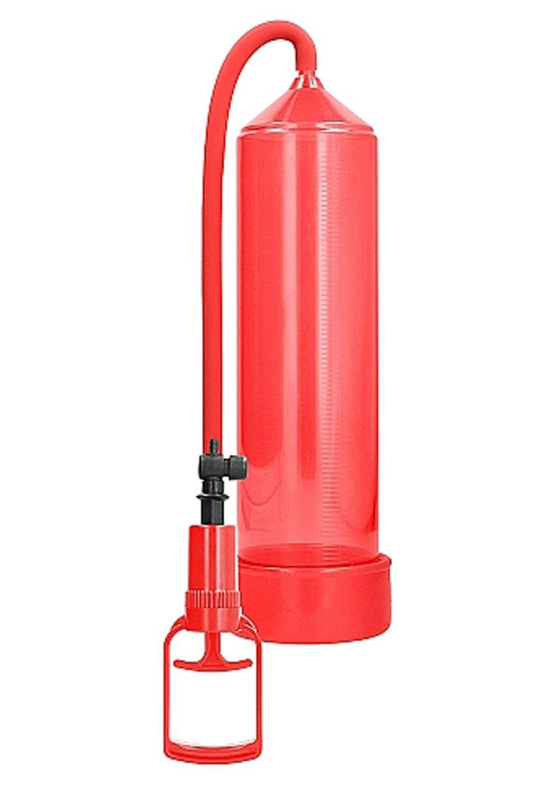 Pumped By Shots Comfort Beginner Penis Pump Red