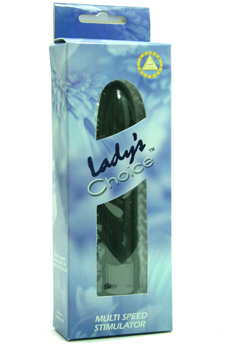 LADYS CHOICE 5 INCH PLASTIC VIBRATOR BLACK