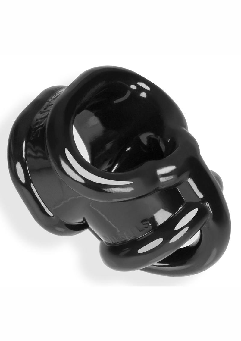 Ballsling With Ballsplitter Cockring Black