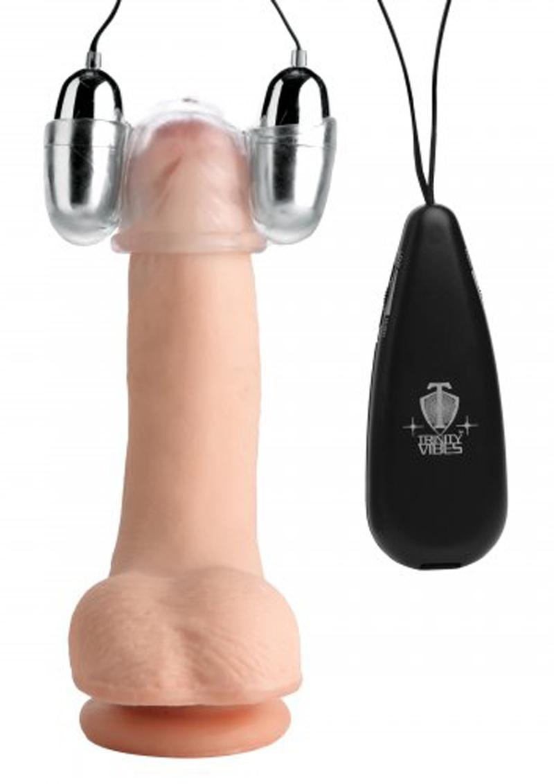 Trinity Vibes Multi-Speed Vibrating Head Teaser Clear