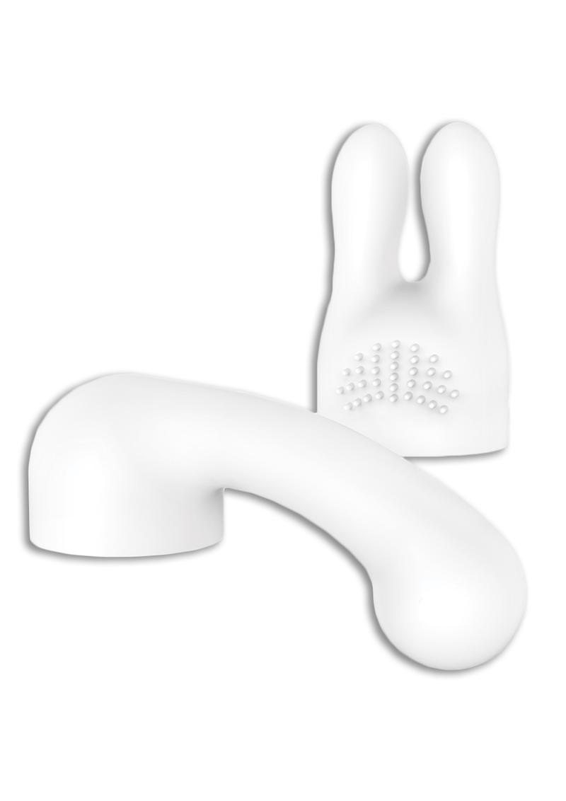 Bodywand Curve Attachment Set Silicone Attachment White