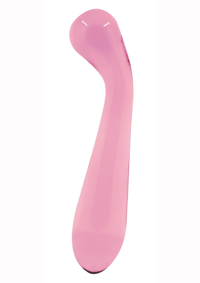 Crystal G-Spot Wand Premium Glass - Pink