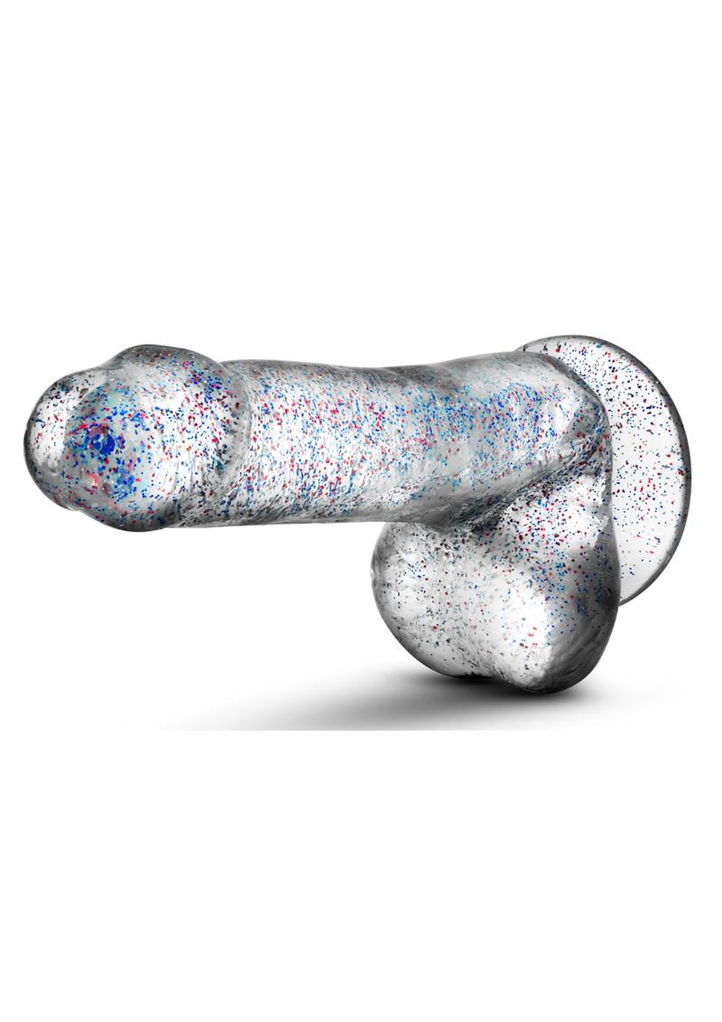 Naturally Yours Glitter Dong 6inch Non Vibrating Suction Cup