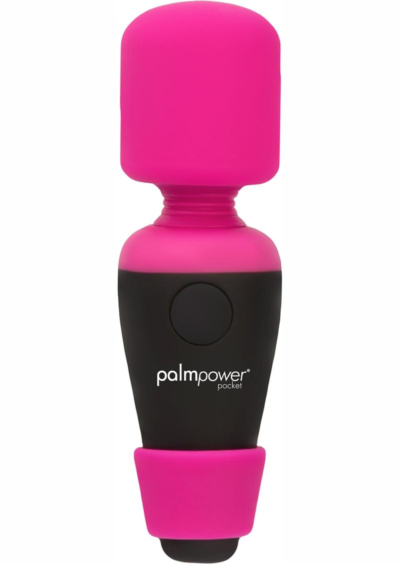 Palmpower Pocket Massager Silicone USB Rechargeable Water Resistant Pink 3.5 Inches