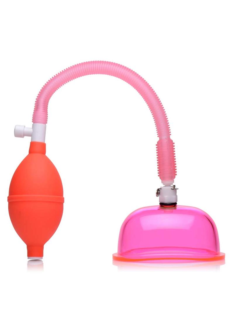 Size Matters Vaginal Pump With Small Cup 3.8 Inch Pink