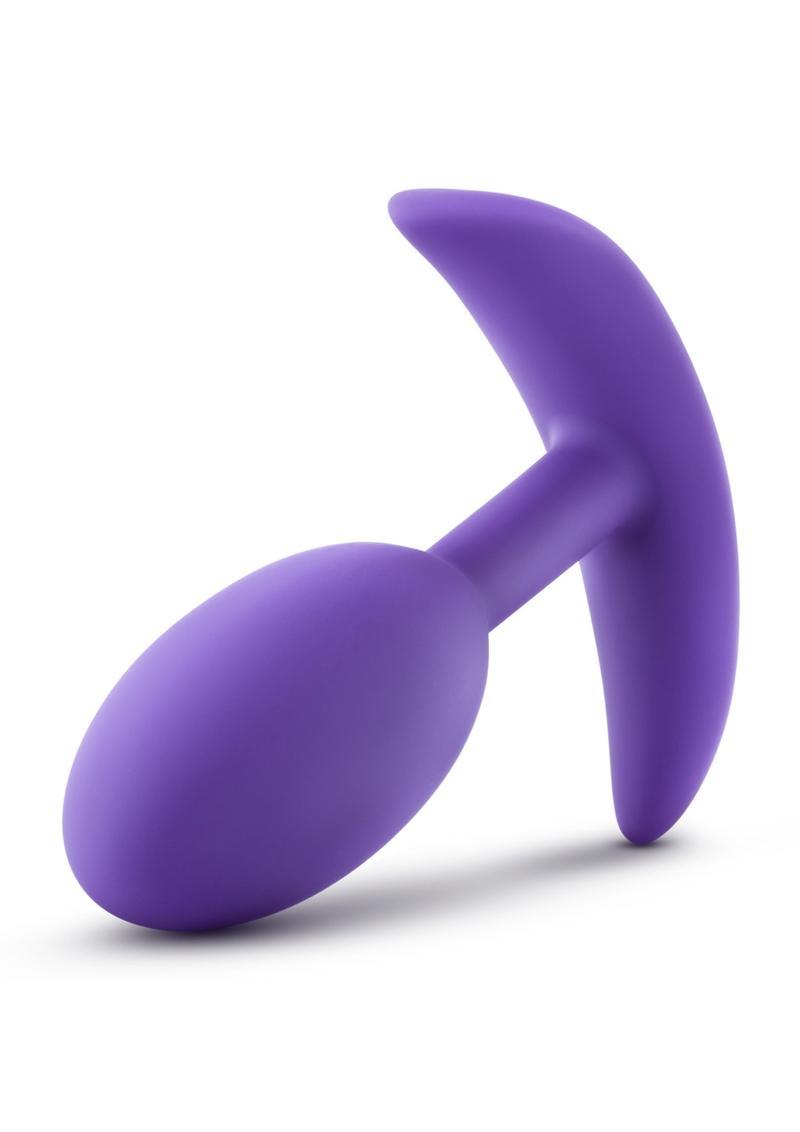 Luxe Wearable Vibra Slim Plug Silicone Medium - Purple