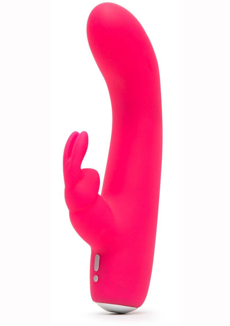 Happy Rabbit Mini Vibrator Multi Function USB Rechargeable Waterproof Pink