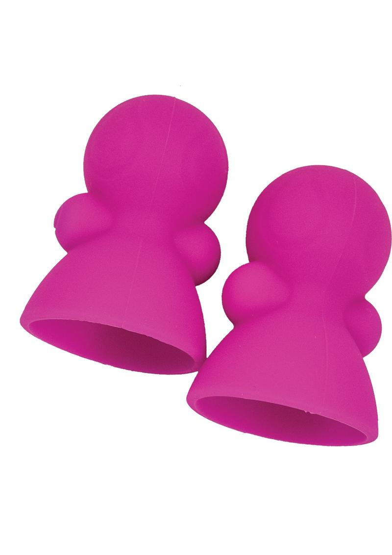 Seduce Me Nipple Suckers Pink Silicone Waterproof Nipple Play