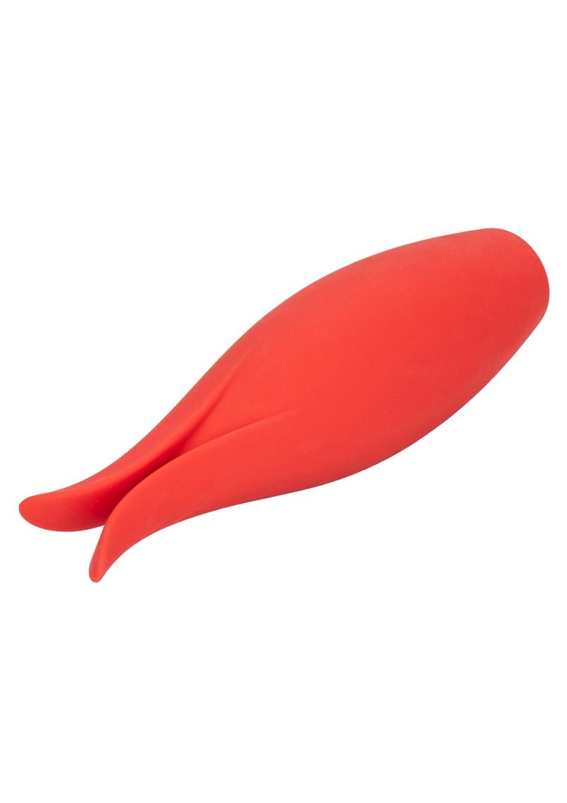 Red Hot Fury Silicone Rechargeable Waterproof Clitoral Stimulation Red