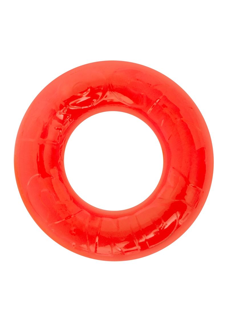 Rock Candy Gummy Ring Cock Ring One Size Fits Most Red