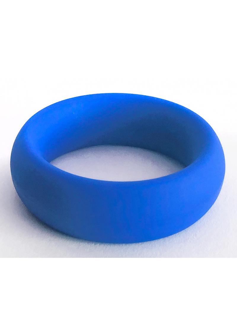 Bone Yard Meat Rack Beef Up Bulge Ring Silicone Cock Ring Blue