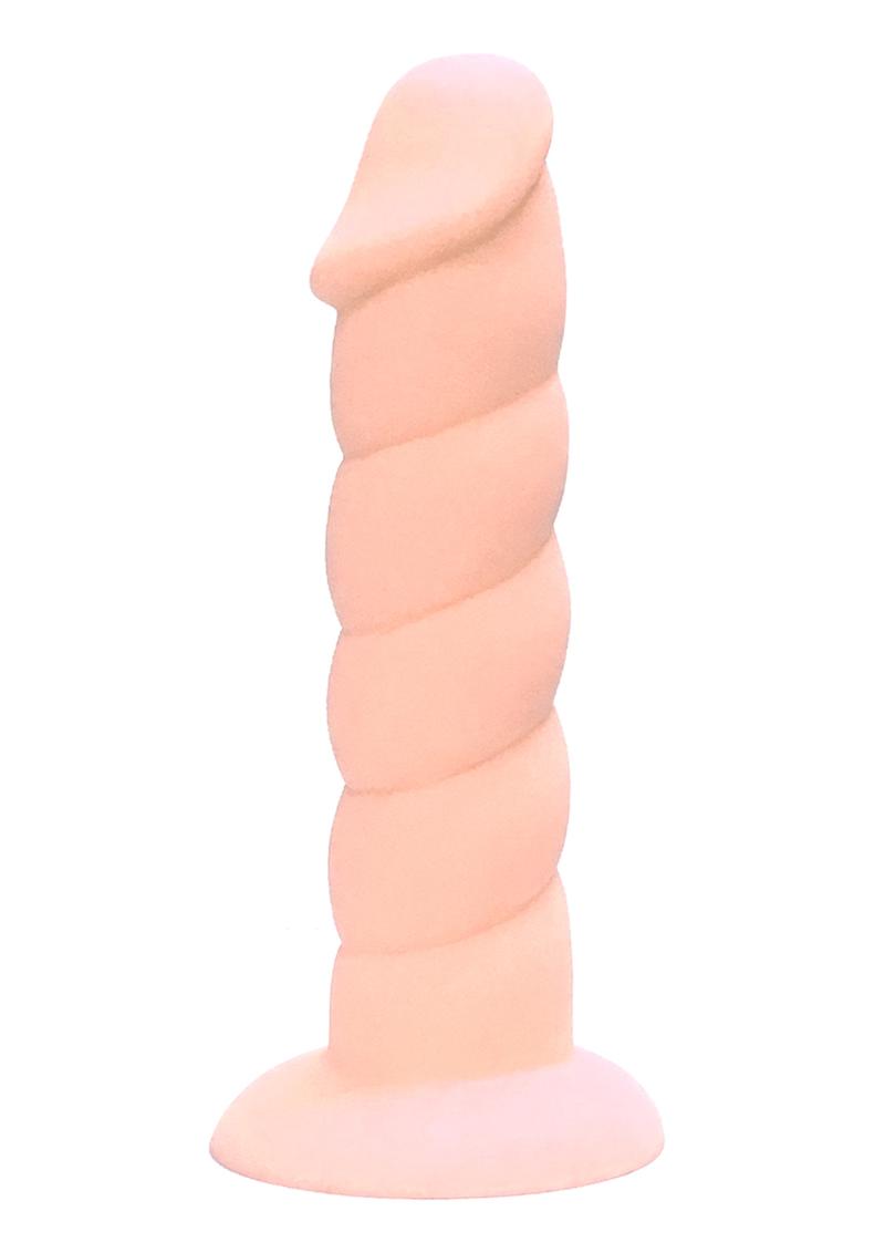 Rock Candy Suga Daddy 8 Dildo Non vibrating Suction Cup Base Flesh