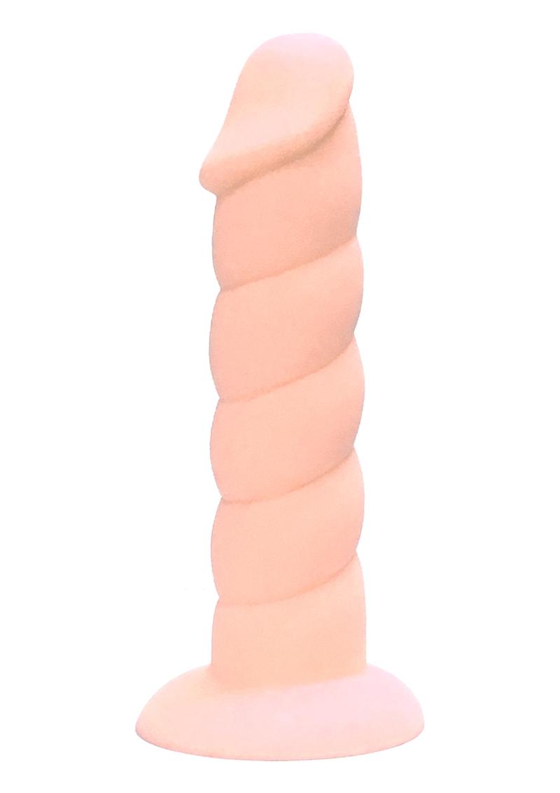 Rock Candy Suga Daddy 9.5 Dildo Non Vibrating Suction Cup Base Flesh