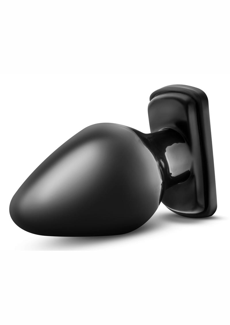 Anal Adventures XL Anal Plug Silicone Black 2 Inch Width