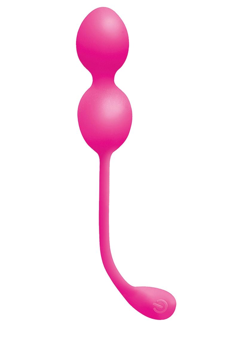 Touch Vibrating Kegal Balls - Pink