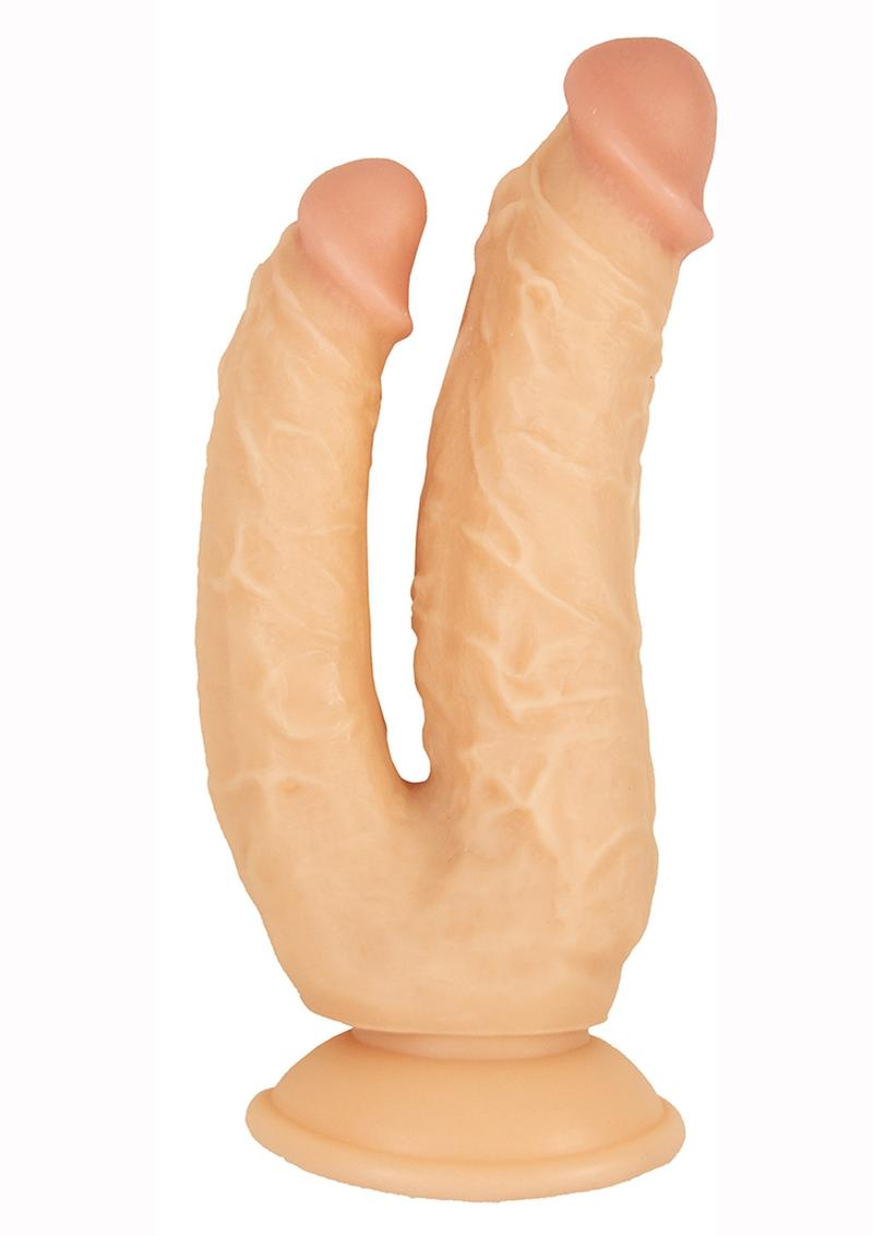 Commander Dongs Double Duty Dildo 6in - Vanilla