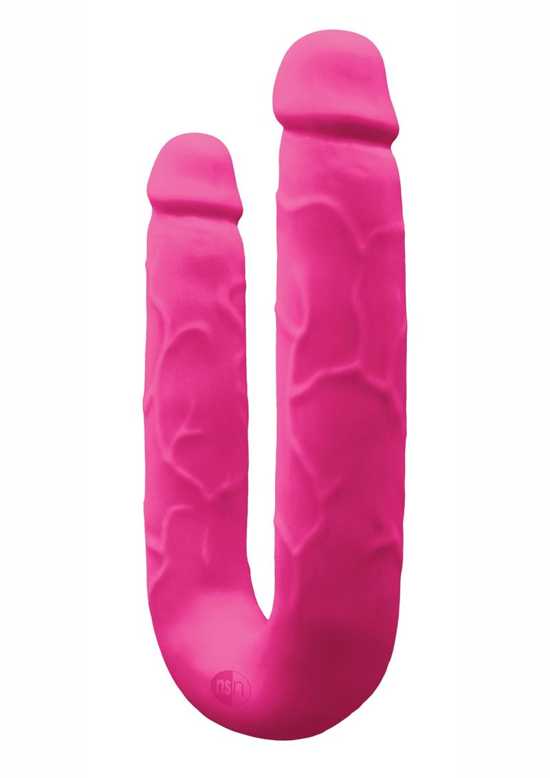 Colours Dp Pleasures Silicone Double Dildo - Pink