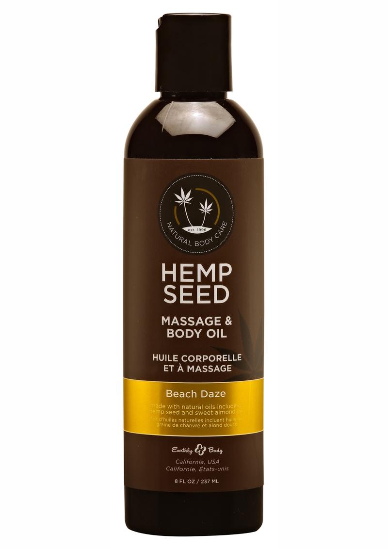 Hemp Seed Massage Oil Beach Daze 8oz