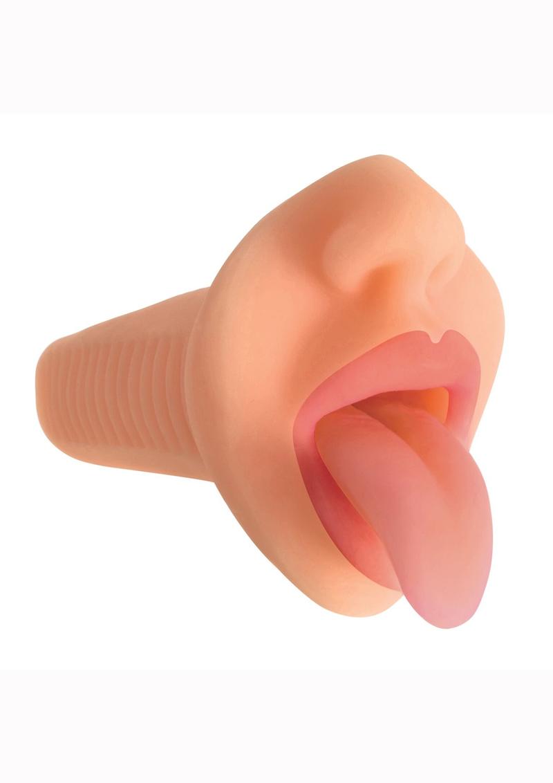 Mistress Courtney BioSkin Stroker - Mouth - Vanilla