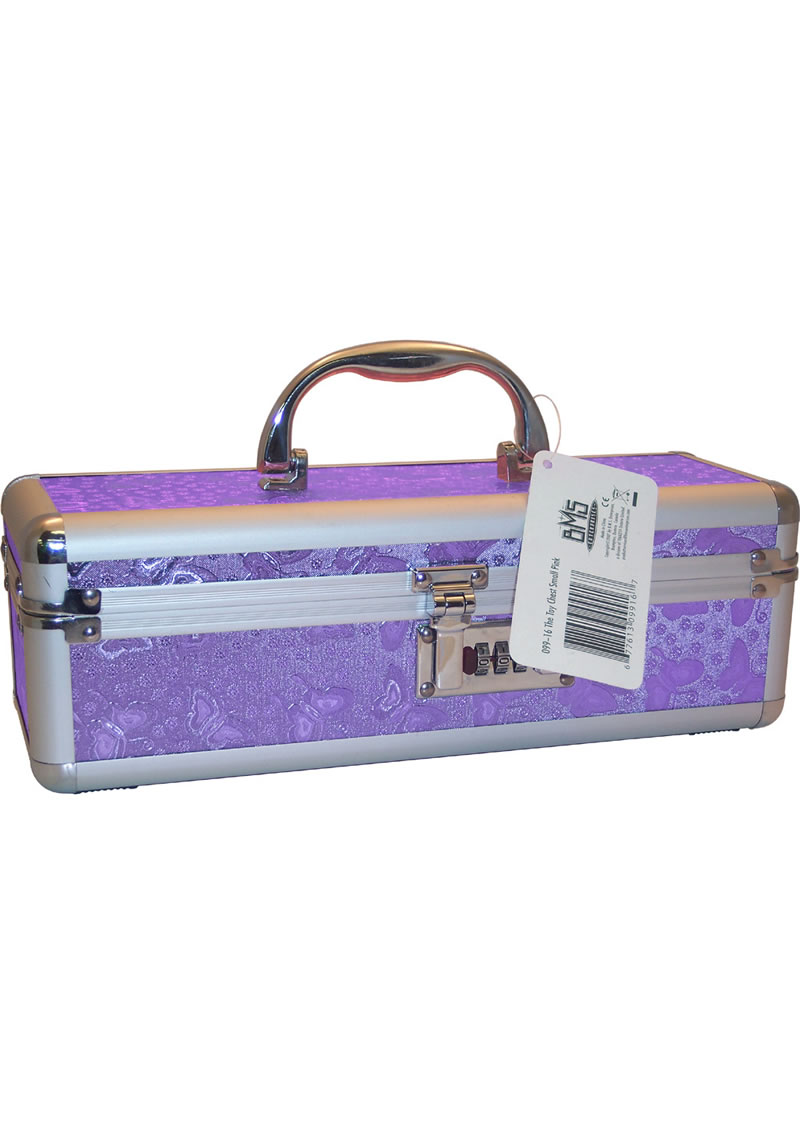 Lockable Vibrator Case Medium Purple