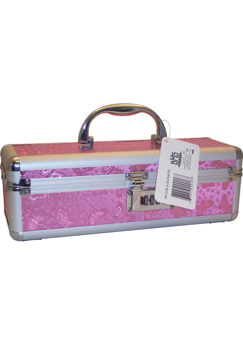 Lockable Vibrator Case Medium Pink