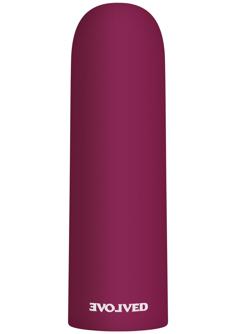 Mighty Thick Rechargeable Bullet Vibrator - Red