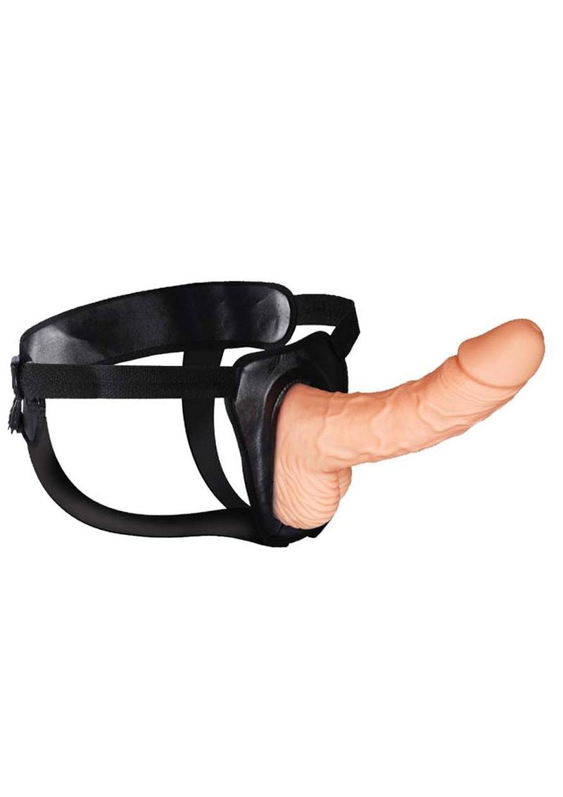 Erection Assistant Hollow Strap-On 8in - Vanilla