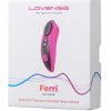 Lovense Ferri App Compatible Silicone Panty Vibrator - Pink/Black