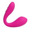 Lovense Dolce Silicone Rechargeable Dual Vibrator - Pink