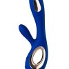 Soraya Wave Rechargeable Rabbit Vibrator - Midnight Blue