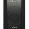 Tor 3 Rechargeable Silicone Vibrating Couples Cock Ring - Black