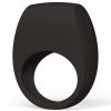 Tor 3 Rechargeable Silicone Vibrating Couples Cock Ring - Black
