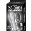 Ass-Sation Remote Control Rechargeable Vibrating Metal Anal Pleaser - Silver