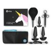 B-Vibe Anal Education Set Rechargeable Silicone Anal Play - Black