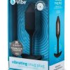B-Vibe Vibrating Snug Plug 2 Rechargeable Silicone Anal Plug - Black