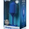 B-Vibe Vibrating Snug Plug 4 Rechargeable Silicone Anal Plug - Navy