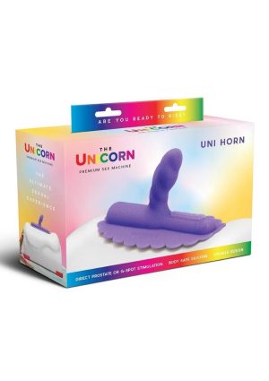 Cowgirl Unicorn Uni Horn Silicone Attachment - Purple