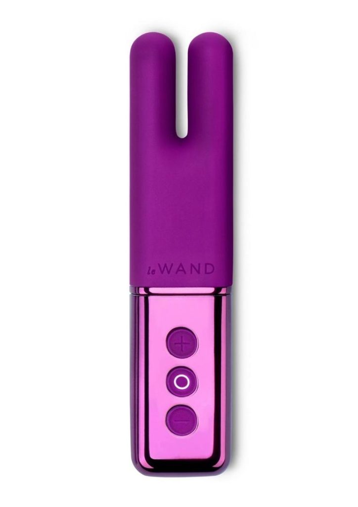 Le Wand Deux Silicone Rechargeable Dual Vibrator - Cherry